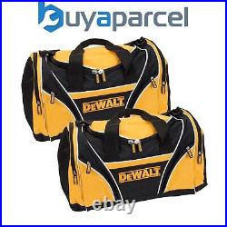 2 x Dewalt Tool Bag 18 46cm Toolbag Yellow Black Open Top DIY Gym Tools Holdall