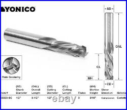 33330 SC Compression Cut Spiral End Mill CNC Router Bit Diameter 1/2 Inch