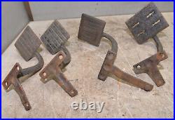 4 antique carriage farm implement cast iron pedal industrial auto machine parts