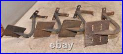 4 antique carriage farm implement cast iron pedal industrial auto machine parts