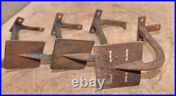 4 antique carriage farm implement cast iron pedal industrial auto machine parts