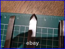 5 x Vintage TOGA Wood Turning Tool Lathe Chisel Skew Chisel Gouge Point Parting