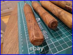 5 x Vintage TOGA Wood Turning Tool Lathe Chisel Skew Chisel Gouge Point Parting