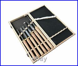 6PC WOOD CHISEL SET HSS quality Wood Lathe turning skew gouge parting rdgtools