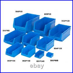 BiGDUG Plastic Parts Bins Component Storage Box Stacking Bin Garage Workshop