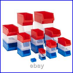 BiGDUG Plastic Parts Bins Component Storage Box Stacking Bin Garage Workshop