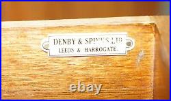 Burr Walnut Art Deco Denby & Spinks Leeds Breakfront Sideboard Part Of A Suite