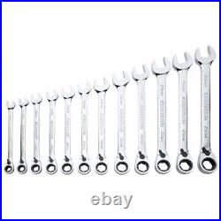 CARLYLE HAND TOOLS Spanner Set Reverse Ratcheting Metric 12 Piece