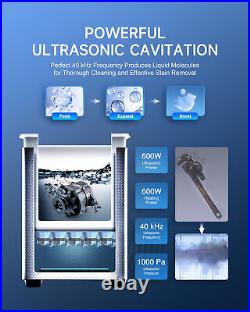 CREWORKS 30L Ultrasonic Cleaner Machine for Auto Part Retainer Jewelry Car Tool