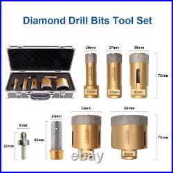 Drills Diamond 7 Parts 20/27/35/ 55/68mm Tools Electric Strawberry Drill Bits