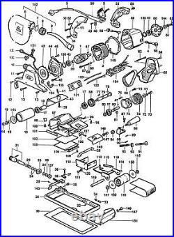 Elu Genuine Spare Parts MHB90E Belt Sander Type 5