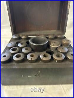 Hendey lathe parts No. 6 Collet Chucks, Lathe, Mill, Collet Set, Machinists Tools