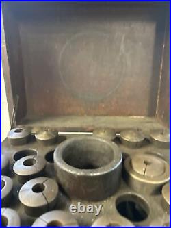 Hendey lathe parts No. 6 Collet Chucks, Lathe, Mill, Collet Set, Machinists Tools