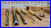 How To Sharpen A V Parting Tool