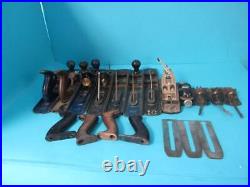 Huge lot of Vintage Stanley Hand Plane Tool Smooth Bottom Bailey No. 5 14 Parts