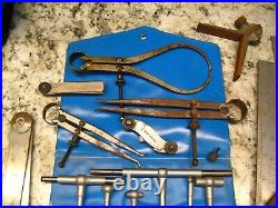 Lot of Miscellaneous Antique Measuring Hand Tools FOR PARTS ONLY