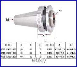 Metal Short Cone Tool Holder Durable Steel CNC Chuck Lathe Milling Machine Parts