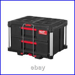 Milwaukee 4932472129 PACKOUT 2 Drawer Tool Box Parts Organiser 560 x 410 x 360mm