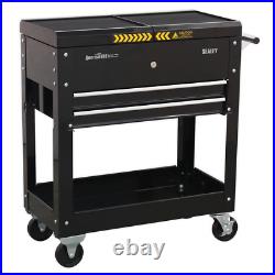 Mobile Tool & Parts Trolley Black Sealey AP705MB