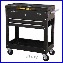 Mobile Tool & Parts Trolley Black Sealey AP705MB