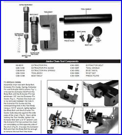 Motion Pro Jumbo Chain Tool for Standard & O-Ring Motorcyle Drive Chain 520-630