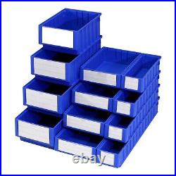 NEW Quality Heavy Duty Plastic Parts Storage Shelf Bins Size Choice