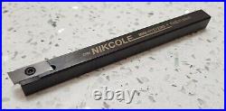 Nicole THE-7-3/8-R Parting Tool Holder and Bit. Right Hand