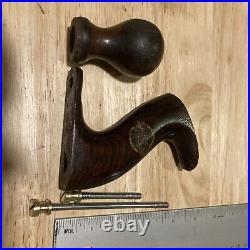 Orig. STANLEY Plane Parts Rosewood Rear Tote & Knob 4 1/2, 5 8 & Bedrock