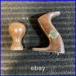 Orig. STANLEY Plane Parts Rosewood Rear Tote & Knob 4 1/2, 5 8 & Bedrock