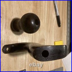 Orig. STANLEY Plane Parts Rosewood Rear Tote & Knob 4 1/2, 5 8 & Bedrock