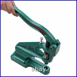 Press Stud Setting Tool Die Set 4 Part Green Hand Machine-10/12.5/15/17/20mm