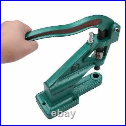 Press Stud Setting Tool Die Set 4 Part Green Hand Machine-10/12.5/15/17/20mm