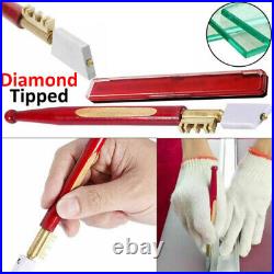 Professional-Diamond Tip Glass Cutter Window Mirror Tile Glazing Cutting Tool