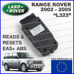 Range Rover L322 EAS ABS READ RESET tool Air Suspension fault clear activate