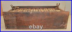 Rare antique watchmaker or jewelers cabinet storage chest collectible parts lot