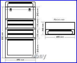 SGS Mobile 4 Part Stackable Tool Box