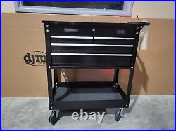 Sealey AP850MB Heavy Duty Mobile Tool & Parts Trolley Garage 4 Drawers Black (C)