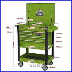 Sealey AP890MHV Heavy-Duty Mobile Tool & Parts Trolley 5 Drawers Lockable Top