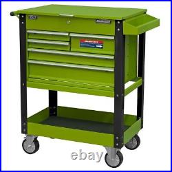 Sealey AP890MHV Heavy-Duty Mobile Tool & Parts Trolley 5 Drawers Lockable Top