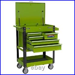 Sealey AP890MHV Heavy-Duty Mobile Tool & Parts Trolley 5 Drawers Lockable Top