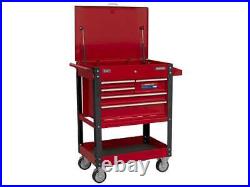 Sealey AP890M Heavy-Duty Mobile Tool & Parts Trolley with 5 Drawers and Lockable