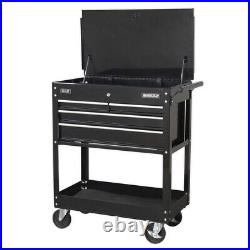 Sealey Ap850Mb Heavy-Duty Mobile Tool & Parts Trolley 4 Drawers & Lockable Top