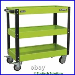 Sealey CX110HV Workshop Garage Tool Parts Storage Trolley Paddock Cart 3 Level