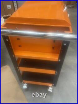 Sealey H/Duty Mobile Tool & Parts Trolley 2 Drawers & Lockable Top Orange (B)