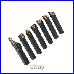 Sealey Indexable 8mm Lathe Turning Tool Set 7PC Profiling Parting Storage Box