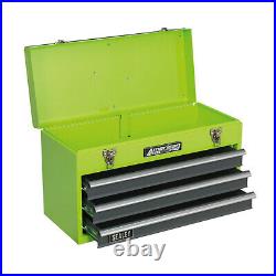 Sealey Tool Chest 3 Drawer Portable Hi-Vis Green Part No. AP9243BBHV