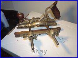 Stanley 46 Plane Good Plating And 1 Cutter With All Parts As Shown