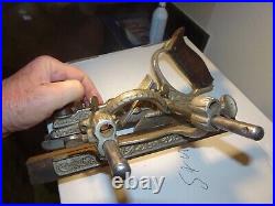 Stanley 46 Plane Good Plating And 1 Cutter With All Parts As Shown