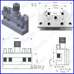 T2 Quick Change Tool Post Set Of 5 pcs Parting Standard Boring Holders 26mm