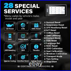 TOPDON AD800BT Auto OBD2 Diagnostic Scanner Tool All System 28 Special Function